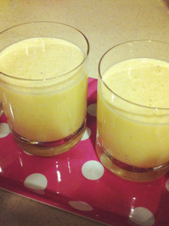 A picture of Banana- Peanut Smoothie.