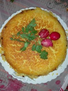 عکسی از دستور ته چین مرغ