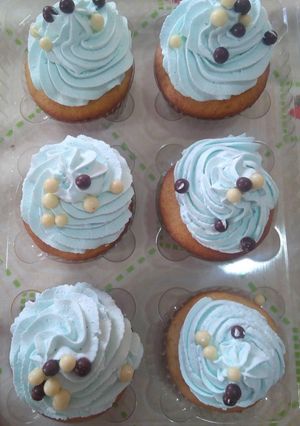 Una foto de Cupcakes vainilla