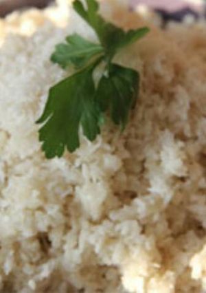 Una foto de Arroz de coliflor (low carb y keto)