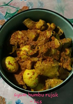 Foto resep Ayam Bumbu Rujak