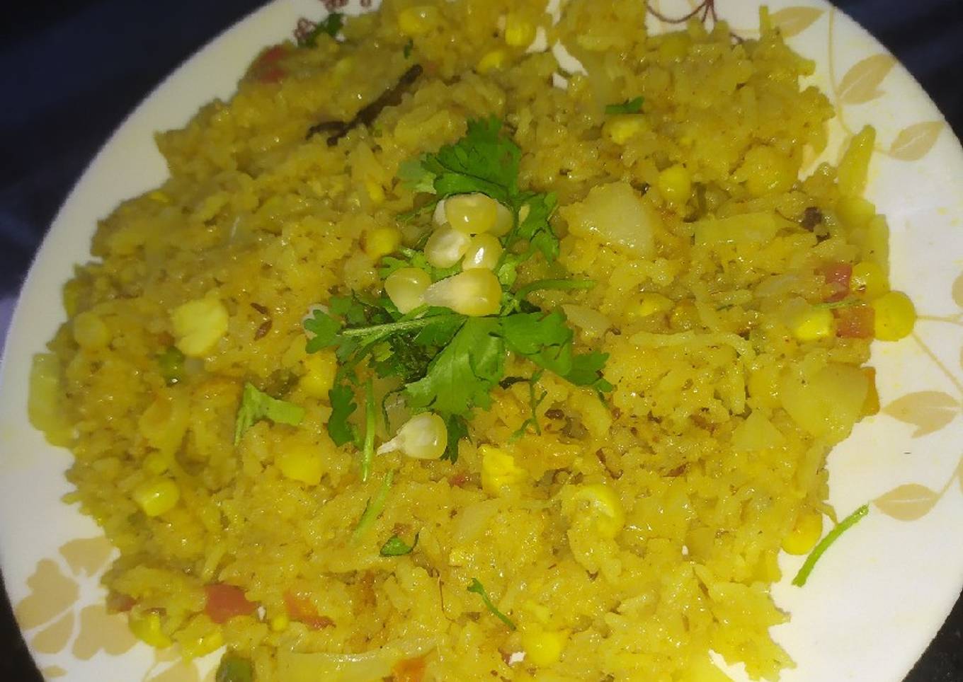 Mix veg corn pulao