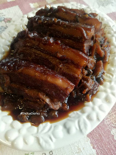 Foto resep Babi Hong Sayur Asin | Braised Pork Belly with Preserved Vegie |
