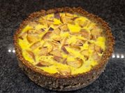 Una foto di banane avena yogurt greco