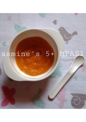 Foto resep MPASI 5+ pure wortel