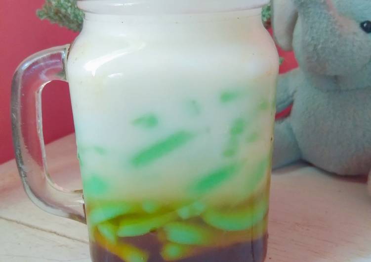 Bagaimana mengolah Cendol tepung beras yang Enak Banget