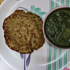 A picture of Moong dal chilla.