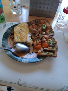 Una foto de Omelette con champiñones