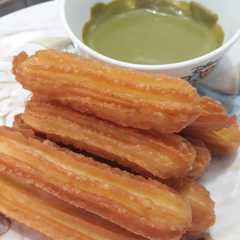 A picture of CHURROS by. Rickeindriani_ordinarikitchen.