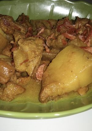 Foto resep Babi masak kuning