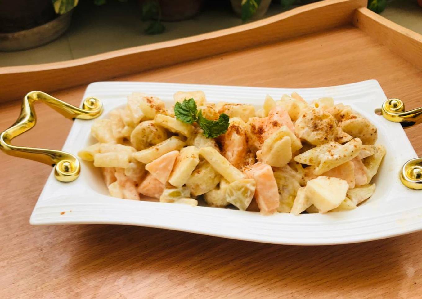 Penne pasta chaat
