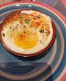 Huevos al plato en Air Fryer