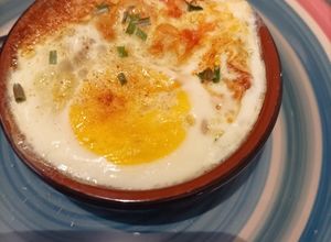 Foto principal de Huevos al plato en Air Fryer