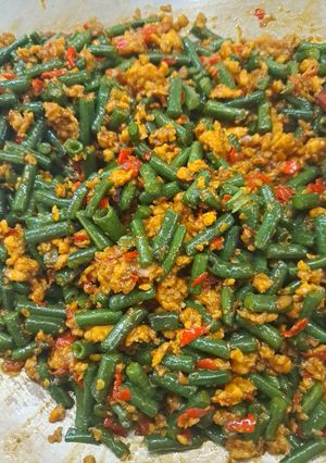 Foto resep Kacang Panjang Ayam Cincang