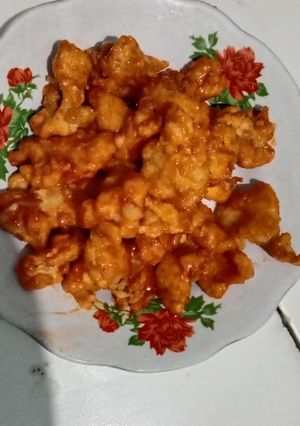 Foto resep Ayam goreng asam manis