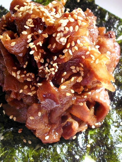 [元本山海苔]-照燒豬肉 的食譜成品照片