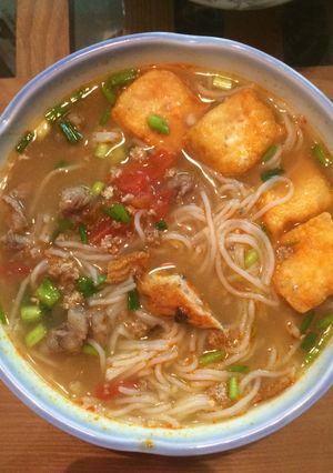 Hình của món Bún riêu cua đồng.