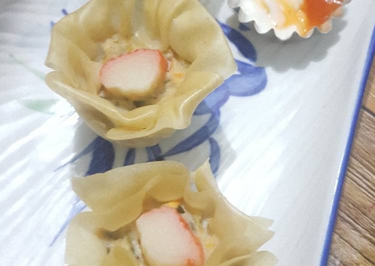 Resep Siomay aci crabstick ala fe yang Bikin Ngiler