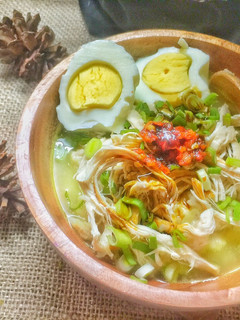 Foto resep Bubur Ayam Oat (131 kkal/porsi)
