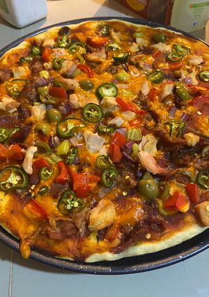 Una foto de 🍕 pizza