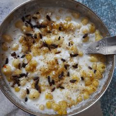 A picture of Boondi raita.