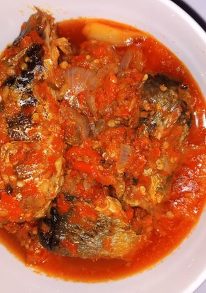 A picture of Nigeria Rice Fish Stew.