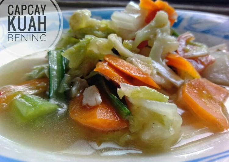 Resep Capcay Kuah Bening Segerrr, Menggugah Selera