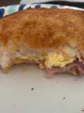 Air Fried Ham, Cheese, & Egg Sandwich