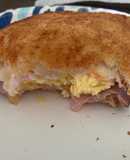 Air Fried Ham, Cheese, & Egg Sandwich