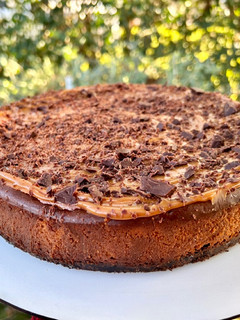 Una foto de Cheesecake de dulce de leche