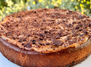 Una foto de Cheesecake de dulce de leche
