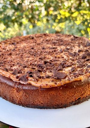 Una foto de Cheesecake de dulce de leche