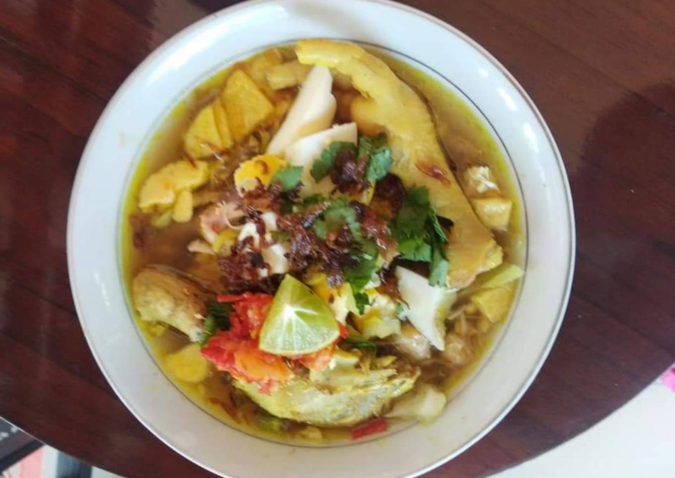 Soto ayam simpel