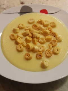 Una foto de Crema de calabacín