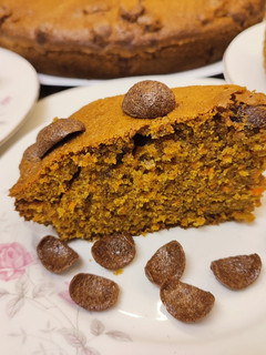 Una foto de Bizcocho de zanahoria y chocapic