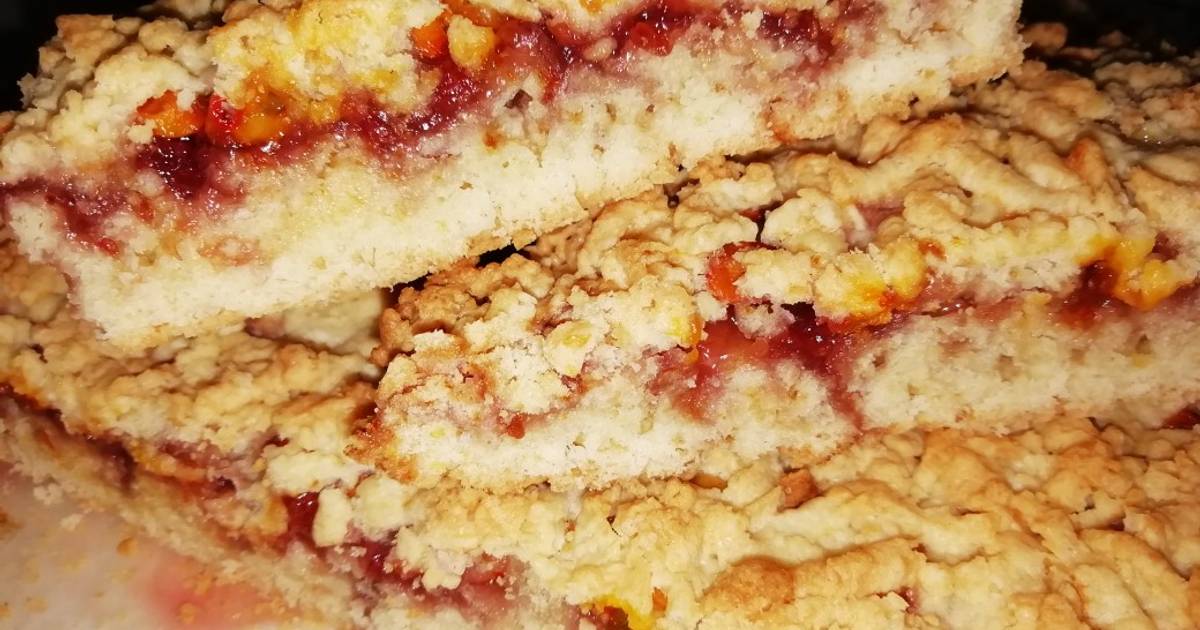 Рецепт крошка тесто с ягодами