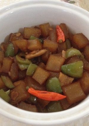 Foto resep Tumis Kulit Sapi Manis Pedas