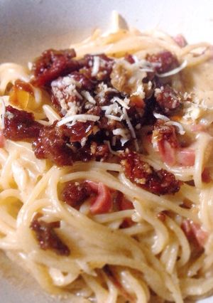 Foto resep Spageti carbonara sedaap bgt
