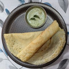 Urad dal & Bhagar Crispy Dosa A picture of Urad dal & Bhagar Crispy Dosa.
