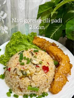 Gambar Nasi goreng cili padi 2 ikan