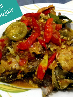 Foto resep Pesmol pedas nampol ikan mujair