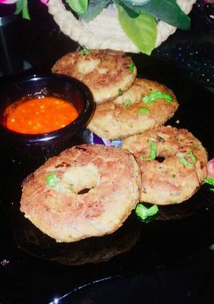 A picture of Donut kabab.