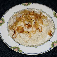 A picture of PULAO. (FRIED BASMATI RICE). JON STYLE.