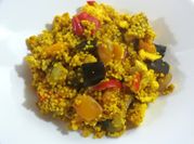 Una foto de curry tofu