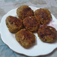 A picture of Red kidney beans kababs.