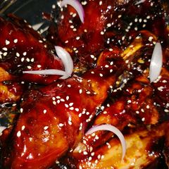 A picture of Juicy pepper chicken.