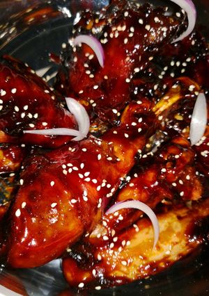 A picture of Juicy pepper chicken.