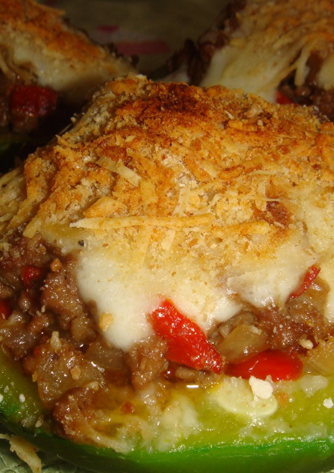 Una foto de Zapallitos rellenos con carne súper fáciles