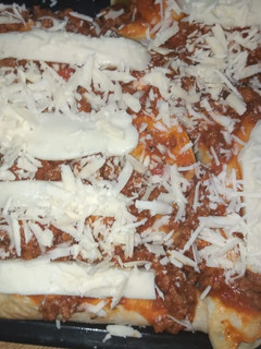 Una foto de Canelones de acelga y picada