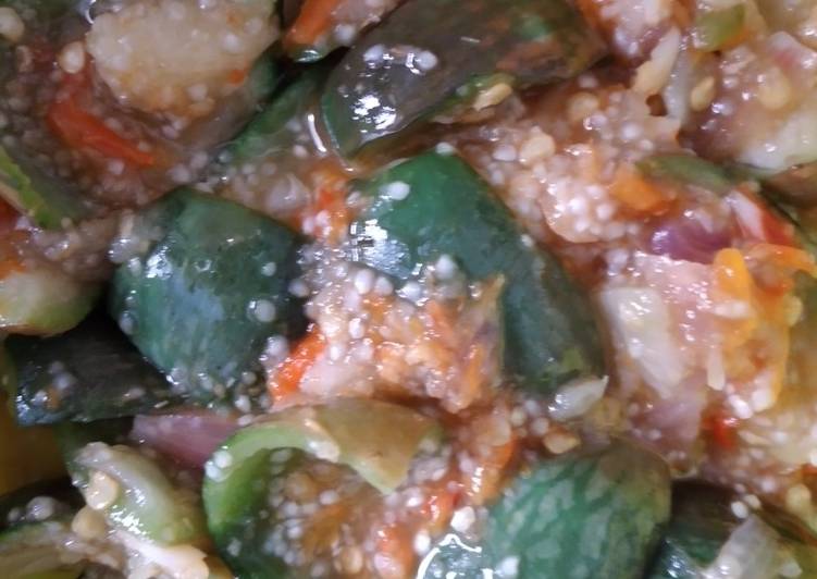 Cobek Terung Pedas 🌶🌶